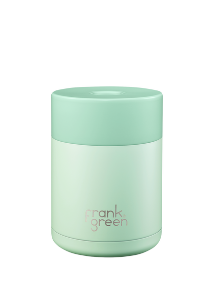 frank green Ceramic Insulated Food Container, 475ml, Mint Gelato