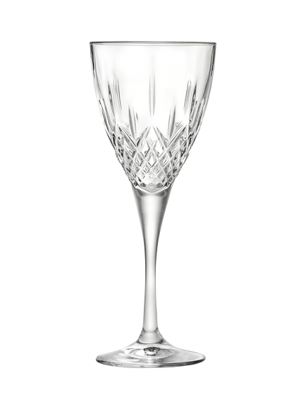 RCR Cristalleria Italiana London Crystal Wine Glass, Set of 6, 253ml, Clear, Clear