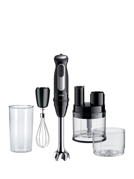 Braun MQ55755M MultiQuick 5 Pro Hand Food Blender, Black, Black