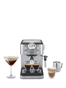 De'Longhi Classic Coffee EM450.Manual Coffee Machine, Silver, Silver