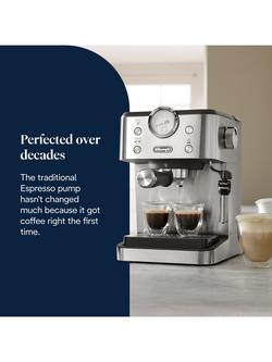 De'Longhi Classic Coffee EM450.Manual Coffee Machine, Silver - view 2, Silver