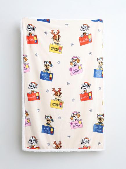 Paw Patrol Sherpa Fleece Blanket, Natural