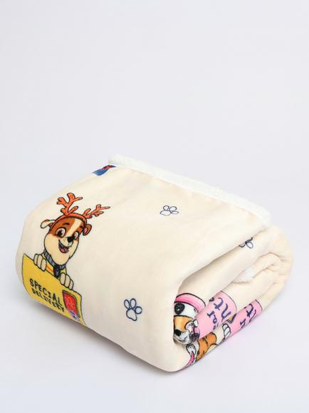 Paw Patrol Sherpa Fleece Blanket - view 2, Natural