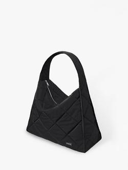 Gym King Quilted Tote Bag, Black, Black