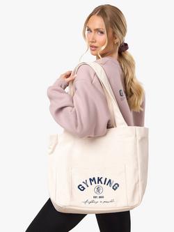 Gym King Harmony Tote Bag, Cream - view 2, Cream