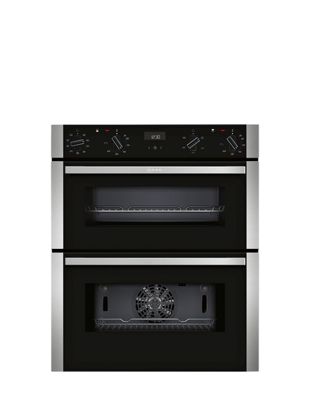 Neff OUTLET N50 J1ACE2HN0B Built Under Electric Double Oven, Like New, Stainless Steel, Stainlees Steel