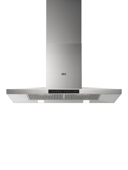 AEG OUTLET DKB5960HM Chimney Cooker Hood, Like New, Stainless Steel Matt, Stainless Steel Matt