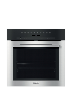 Miele OUTLET H7164BP Built-In Single Oven, Like New, Clean Steel, Clean Steel