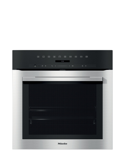 Miele OUTLET H7164BP Built-In Single Oven, Like New, Clean Steel, Clean Steel