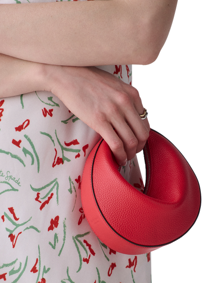 kate spade new york duo Mini Leather Shoulder Bag, Heirloom Tomato - view 2, Heirloom Tomato