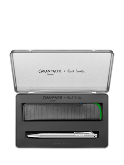 Caran d'Ache Paul Smith Edition 5 Ecridor Pen and Case Set, Black, Black