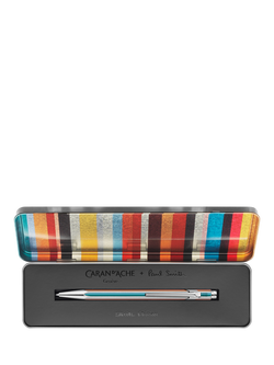 Caran d'Ache Paul Smith Special Edition 849 Ballpoint Pen, Silver, Silver