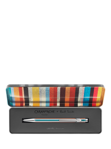 Caran d'Ache Paul Smith Special Edition 849 Ballpoint Pen, Silver, Silver