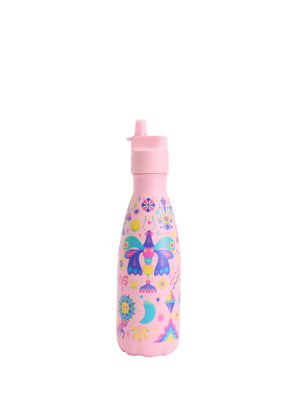 Chilly's Original Kids' Leak-Proof Insulated Drinks Bottle, 350ml, Mystic Garden, Multi