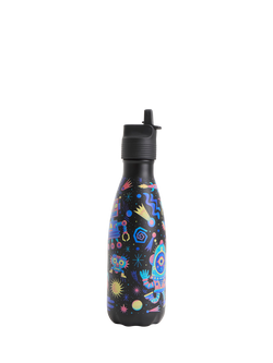 Chilly's Original Kids' Leak-Proof Insulated Drinks Bottle, 350ml, Space Cadet - view 2, Multi