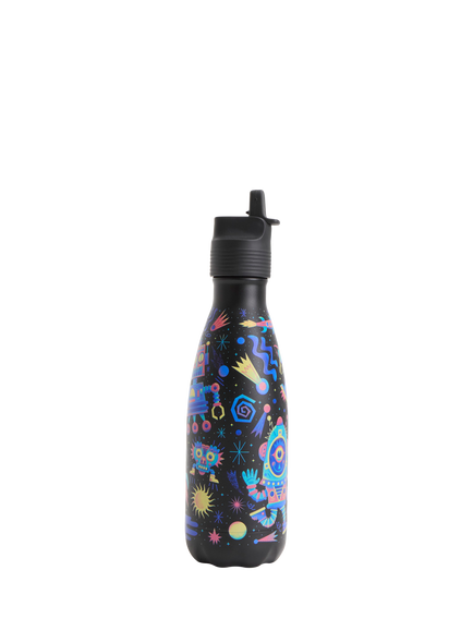 Chilly's Original Kids' Leak-Proof Insulated Drinks Bottle, 350ml, Space Cadet - view 2, Multi