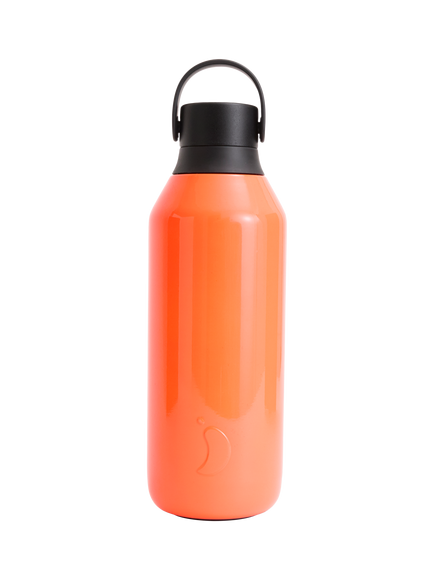 Chilly's Series 3 Voltage Leak-Proof Insulated Drinks Bottle, 500ml, Lava, Lava