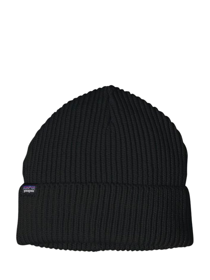 Patagonia Fisherman's Rolled Beanie, Black, Black