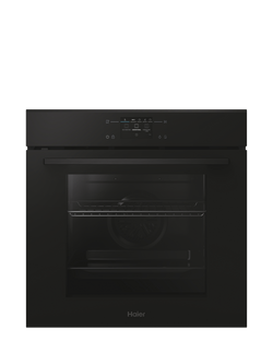 Haier Air Fry ID Series 2 H6 ID25L5YTX Electric Single Oven, Black & Black Glass, Black & Black Glass
