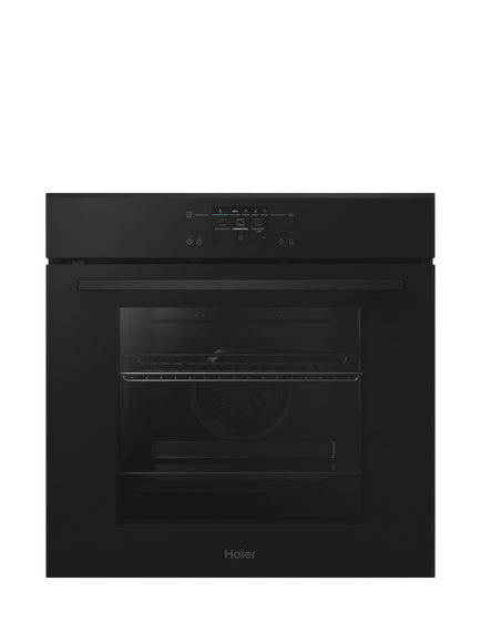 Haier Air Fry ID Series 2 H6 ID25L5YTX Electric Single Oven, Black & Black Glass, Black & Black Glass