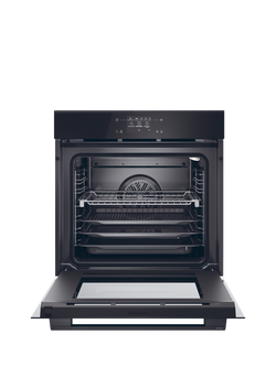 Haier Air Fry ID Series 2 H6 ID25L5YTX Electric Single Oven, Black & Black Glass - view 2, Black & Black Glass