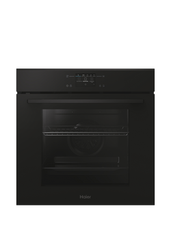 Haier 33704145 Built In Electric Single Oven, Black & Black Glass, Black & Black Glass