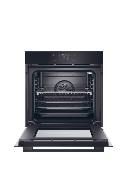 HAIER Air Fry ID Series 2 H61D26L5HTX Electric Steam Smart Oven , Black & Black Glass - view 2, Black & Black Glass