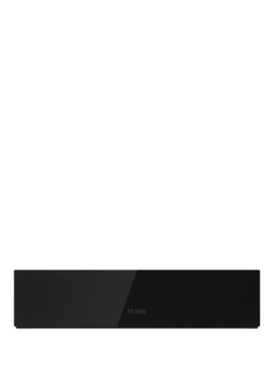 Haier HWD14ID6E Warming Drawer, Black Glass, Black Glass