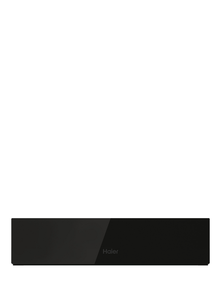 Haier HWD14ID6E Warming Drawer, Black Glass, Black Glass