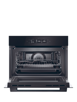 Haier H4MWID29G6NQB Integrated Microwave Oven with Grill, 44L, Black Glass - view 2, Black Glass
