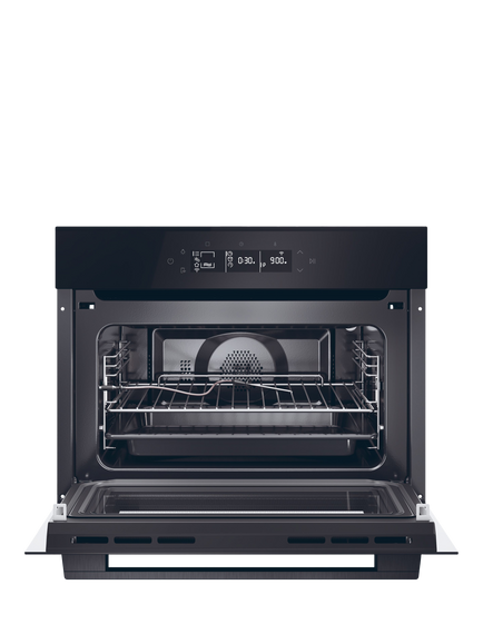 Haier H4MWID29G6NQB Integrated Microwave Oven with Grill, 44L, Black Glass - view 2, Black Glass