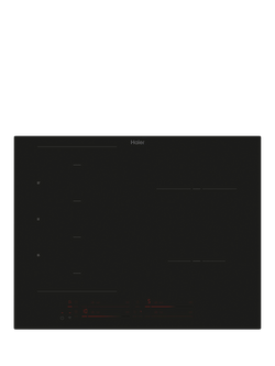 Haier 33803412 65cm Induction Hob, Black Glass, Black Glass