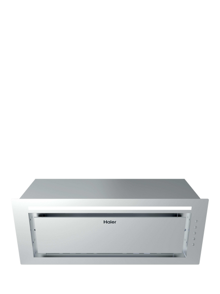 Haier HAPY72ES6XGG 72cm Integrated Canopy Cooker Hood, Stainless Steel, Stainless Steel