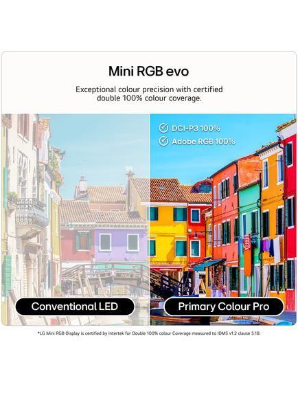 LG 55MRGB86B6A (2026) Mini RGB evo HDR 4K Ultra HD Smart AI TV, 55 inch, with Dolby Atmos, Charcoal Black - view 2, Charcoal Black