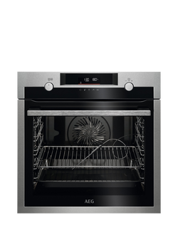 AEG OUTLET BPE556060M Built In Electric Single Oven, Like New, Stainless Steel, Stainless Steel