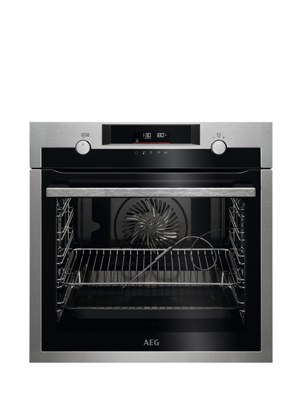 AEG OUTLET BPE556060M Built In Electric Single Oven, Like New, Stainless Steel, Stainless Steel
