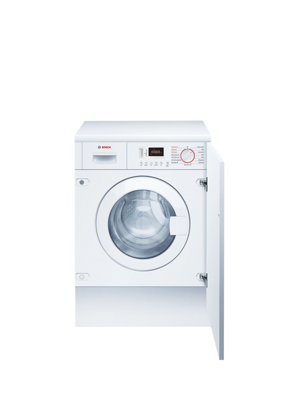 Bosch OUTLET Series 4 WKD28352GB Integrated Washer Dryer, 7kg/4kg Load, 1400rpm Spin, Like New, White, White