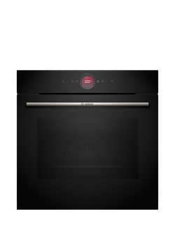 Bosch OUTLET Series 8 HBG7741B1B Built-In Electric Self Cleaning Single Oven, Like New, Black, Black