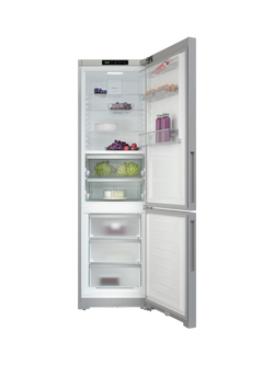 Miele KFN4397CD Freestanding 70/30 Fridge Freezer, Silver, Silver