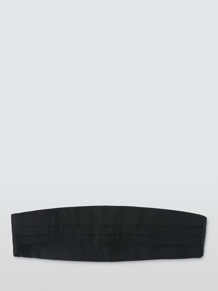 John Lewis Silk Cummerbund, Black, Black