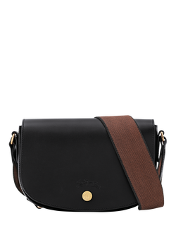 Longchamp Épure Leather Small Crossbody Bag, Black