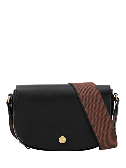 Longchamp Épure Leather Small Crossbody Bag, Black