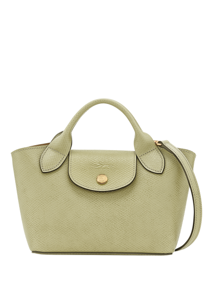 Longchamp Épure Extra Small Leather Tote Bag, Almond Green