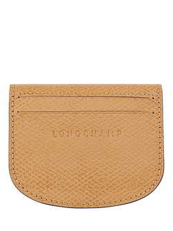 Longchamp Épure Leather Card Holder, Dulce - view 2, Dulce