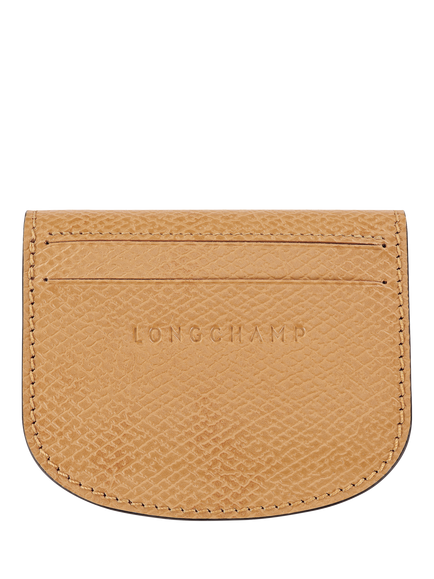 Longchamp Épure Leather Card Holder, Dulce - view 2, Dulce
