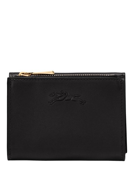 Longchamp Épure Compact Wallet, Black, Black