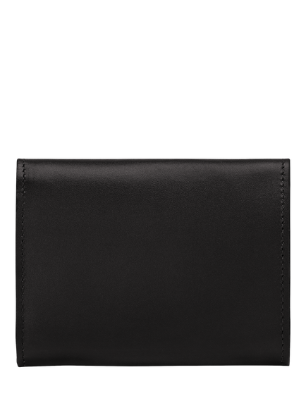 Longchamp Épure Compact Wallet, Black - view 2, Black