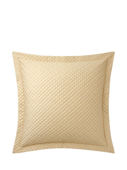 Ralph Lauren Argyle Square Oxford Quilted Pillowsham, Coastal