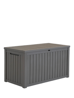 Hayward Jardine Recycled Garden Storage Box, 450L, Taupe, Taupe