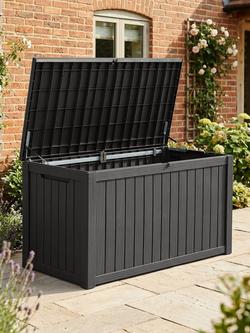 Hayward Jardine Recycled Garden Storage Box, 680L - view 2, Black